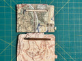 Premium Cotton Map Print Travel Wallets